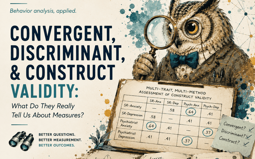 Multi-trait Multi-method Assessment